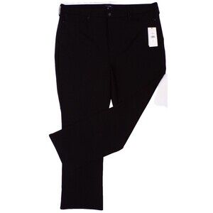 NYDJ Sculpt Her Women's Size 22W Black Marilyn Straight High Rise Pants NWT!